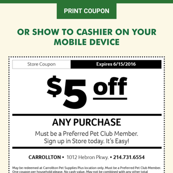 Pet Supplies Plus Carrollton - Found this one the store website until June 15! Great prices in general! - Pet Stores Near Me - Carrollton, Texas