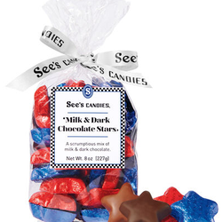 Milk & Dark Chocolates Stars