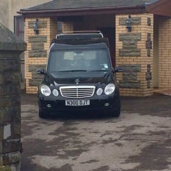 DJ Thomas & Son Funeral Directors - One Of Their Hearses.