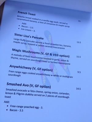 Menu photo 3 Mr Pilgrim Cafe Chadstone, VIC Menu photo 3 Mr Pilgrim Cafe Chadstone, VIC