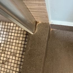 Mold. Room needs a deep cleaning Mold. Room needs a deep cleaning