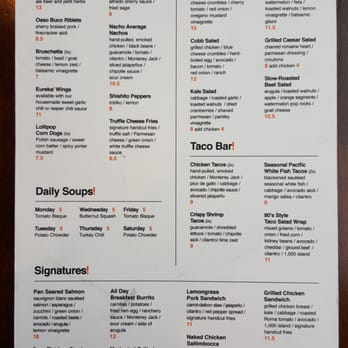 Eureka! - Menu - American Near Me - Hawthorne, California Eureka! - Menu - American Near Me - Hawthorne, California