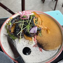 Charred octopus