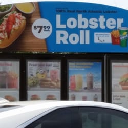 McDonald's - Mickey D's is now serving......the McLobstah, with 100% fresh North Atlantic lobster. I did not feel compelled to take one for the team.