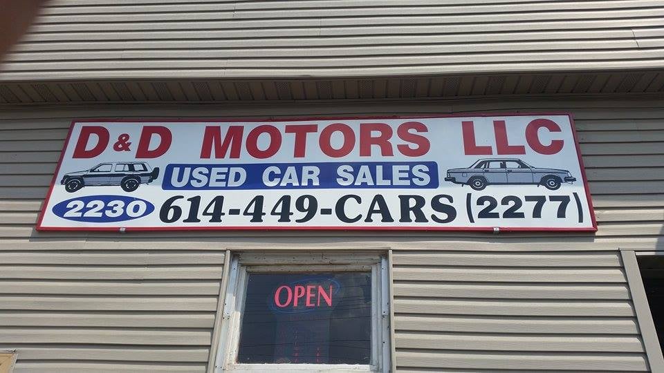 D & D MOTORS, LLC Updated September 2024 2230 Lockbourne Rd