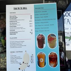 Thai’M To Roll - Menu 8/30/24