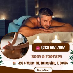 Body & Foot Spa - The full body massage targets all the major areas of the body that are most subject to strain and
discomfort including the ne...