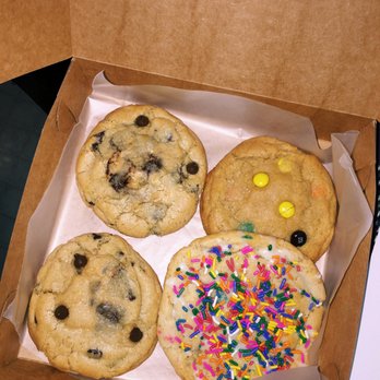 The Cookie Crumbles - Cookies ready for delivery! The Thicc and Doughy Chocolate Chip, M&M, and Funfetti Cookies. - Desserts Near Me The Cookie Crumbles - Cookies ready for delivery! The Thicc and Doughy Chocolate Chip, M&M, and Funfetti Cookies. - Desserts Near Me