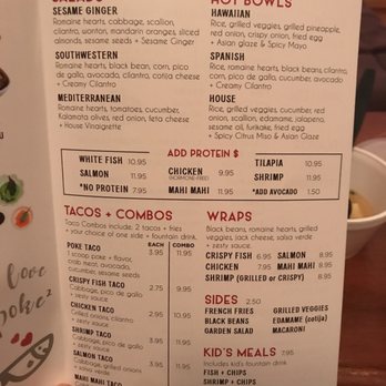 Poke2 Grill - Menu - Poke Near Me - Downey, California