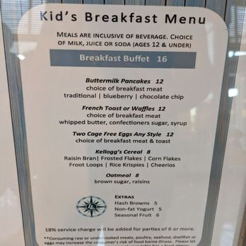 Latitude & Longitude - Kids breakfast menu May 2026 - Southern Near Me - Orlando, Florida