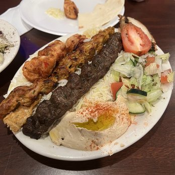 Golden Restaurant & Bakery - Golden Combo Kabob Plate - Mediterranean Near Me - Tempe, Arizona Golden Restaurant & Bakery - Golden Combo Kabob Plate - Mediterranean Near Me - Tempe, Arizona