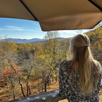 Ankida Ridge Vineyards - The view from the seating deck - Wineries Near Me - Amherst, Virginia