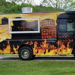 The Hangry House - This was the birth of our project just after West Side Sign Company completed the wrap job.