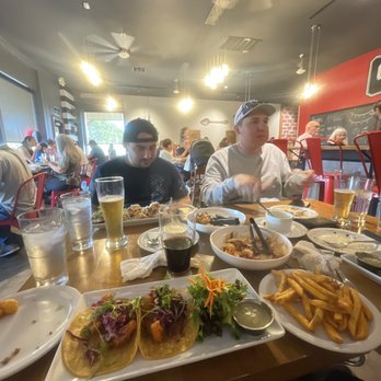 The Craft House - Thai Shrimp Tacos (2) - Gastropubs Near Me - Clovis, California