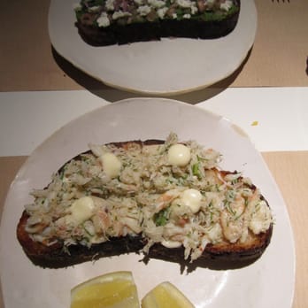 ABC Kitchen - Ramp and Goat Cheese Toast ($12), Crab Toast with Lemon Aioli ($15). - Breakfast & Brunch Near Me - New York, New York