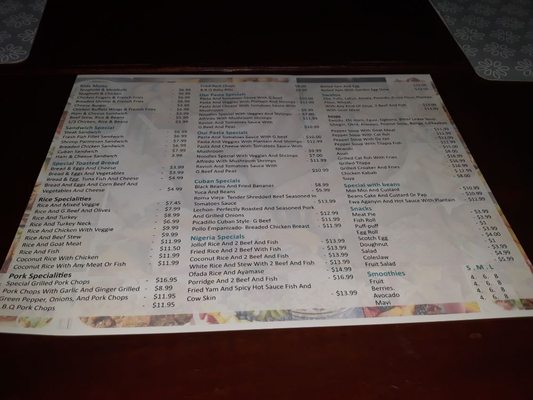 Menu photo 3 Tfk african restaurant Tampa, FL Menu photo 3 Tfk african restaurant Tampa, FL