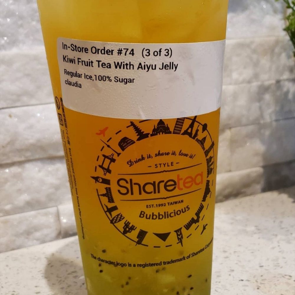 Sharetea - Kiwi fruit tea - Bubble Tea Near Me - Redlands, California Sharetea - Kiwi fruit tea - Bubble Tea Near Me - Redlands, California