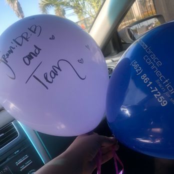 Vahid Babaeian, DDS - Congratulations balloons for removing my braces! - Orthodontists Near Me - Downey, California