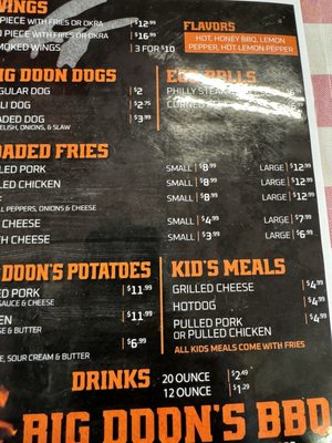 Menu photo 4 Big Doons BBQ Hueytown, AL