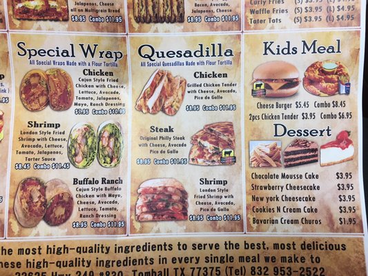 Menu photo 1 JLB Eatery Tomball, TX Menu photo 1 JLB Eatery Tomball, TX
