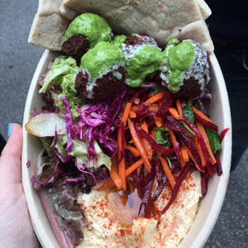 The Fat Falafel - Falafel platter - Food Trucks Near Me - New Orleans, Louisiana