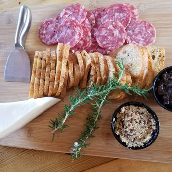 Niner Wine Estates - Get a cheese board! The housemade crostini is divine - Wine Tasting Room Near Me - Paso Robles, California Niner Wine Estates - Get a cheese board! The housemade crostini is divine - Wine Tasting Room Near Me - Paso Robles, California