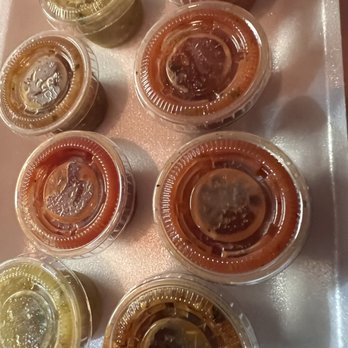 Ferny's Mexican Grill - All the hot sauces - Mexican Near Me - Santee, California
