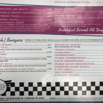 Jody's Diner - Menu - Diners Near Me - Evanston, Wyoming
