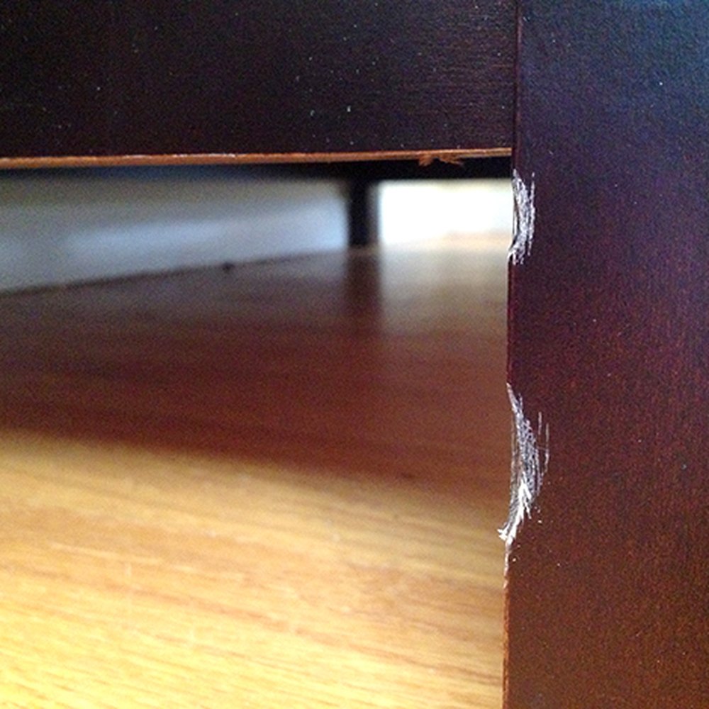 Sam's Moving - You can tell by the grooves that actual chunks of wood were gone. Wouldn't have happened with a furniture pad covering it. - Movers Near Me - Central Point, Oregon Sam's Moving - You can tell by the grooves that actual chunks of wood were gone. Wouldn't have happened with a furniture pad covering it. - Movers Near Me - Central Point, Oregon