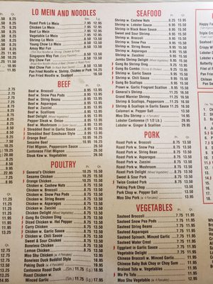 Menu photo 4 China Chalet Staten Island, NY