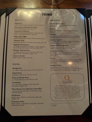 Menu photo 3 Primo Italia Torrance, CA