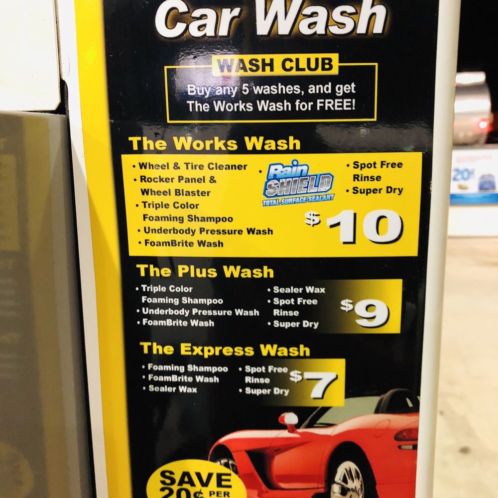 auto spa car wash sign