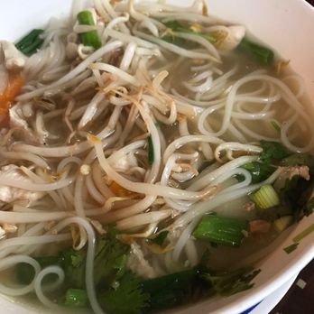 Saap - Kwaytiaw soup with vegetables. - Thai Near Me - Randolph, Vermont
