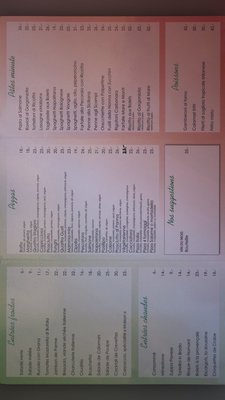 Menu photo 4 La Trattoria da Tonino Geneva, GE Menu photo 4 La Trattoria da Tonino Geneva, GE