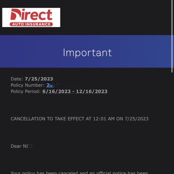 Direct Auto Insurance - Worst company in the world. - Auto Insurance Near Me - Chicago, Illinois Direct Auto Insurance - Worst company in the world. - Auto Insurance Near Me - Chicago, Illinois