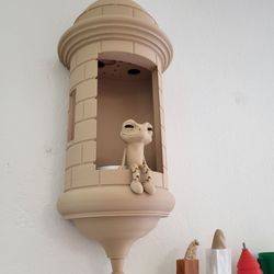 AJ’s Breakfast Club - Gorgeous coquí [local  little toad] and garita 3-D-printed art which you can purchase and take home!