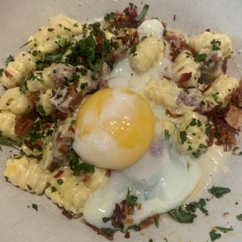 North Italia - Split portion of the breakfast carbonara - Italian Near Me - Phoenix, Arizona