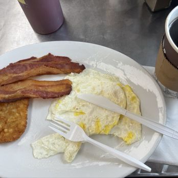 Pat's Deli - Bacon, eggs & hash brown (custom order), medium coffee - Delis Near Me - Valhalla, New York Pat's Deli - Bacon, eggs & hash brown (custom order), medium coffee - Delis Near Me - Valhalla, New York