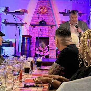 Taylor's Three Rock Restaurant - Owner welcoming the group - Cabaret Near Me - Dublin, D
