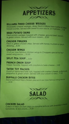 Menu photo 7 O' Choppers Orange Beach, AL Menu photo 7 O' Choppers Orange Beach, AL