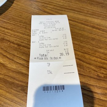 Denny's - Check - Diners Near Me - Lebec, California