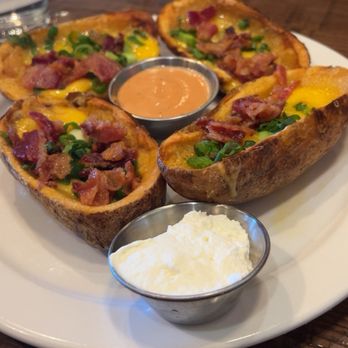 The Ranch House - Happy hour potato skins - American Near Me - Santa Fe, New Mexico