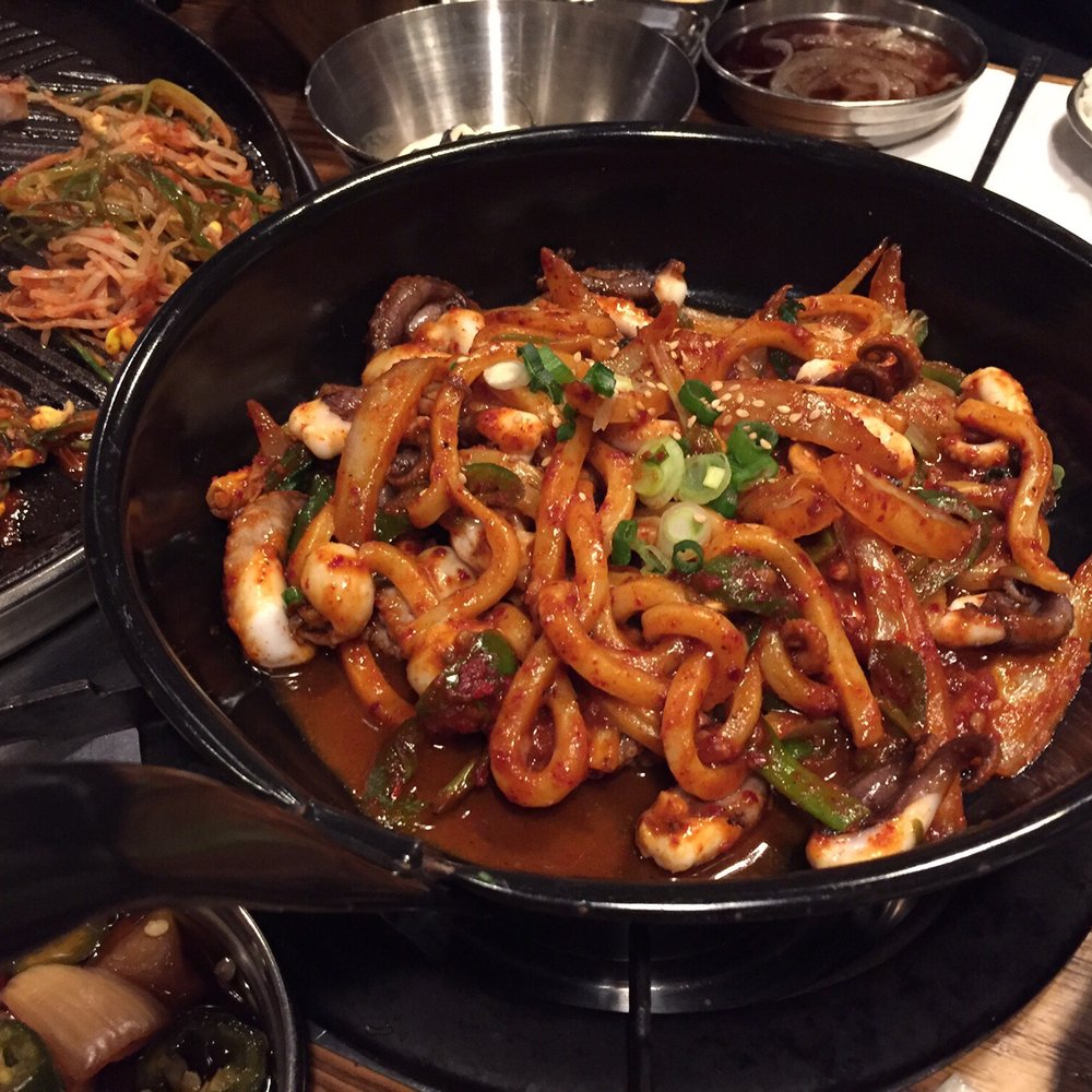 Jongro BBQ Flushing - Stir-fry Spicy Baby Octopus - Korean Near Me - Flushing, New York Jongro BBQ Flushing - Stir-fry Spicy Baby Octopus - Korean Near Me - Flushing, New York