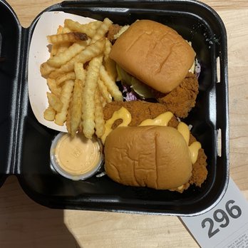 Dave's Hot Chicken - Dave's #2 2 Sliders w/ Fries - Chicken Shop Near Me - Lakewood, Ohio