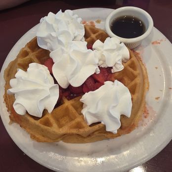 Sunrise Waffle  - Strawberry Waffle - Breakfast & Brunch Near Me - Rancho Cordova, California