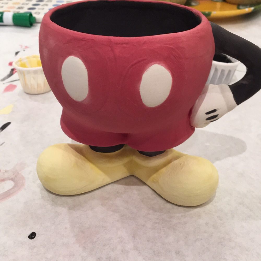 Color Me Mine - After painting . This isn't the final product . - Kids Activities Near Me - Edison, New Jersey