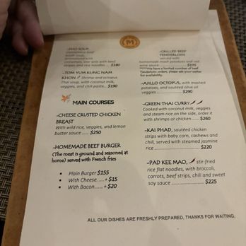 Mercader - Menu in pesos - Thai Near Me - La Crucecita, OAX Mercader - Menu in pesos - Thai Near Me - La Crucecita, OAX