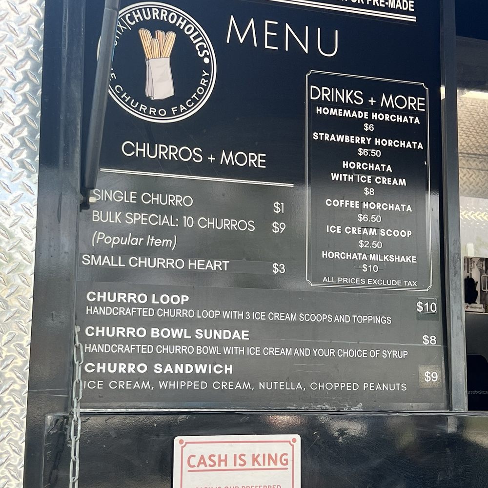 Stix Churroholics - Menu - Food Trucks Near Me - Porterville, California