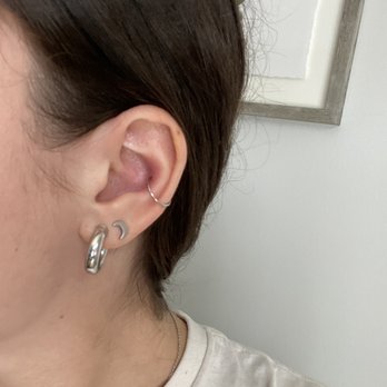 Ace Tattoo & Piercing - Conch piercing (around a week after) - Tattoo Near Me - Golden Valley, Minnesota