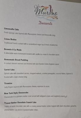 Menu photo 7 Cafe Murano Altamonte Springs, FL